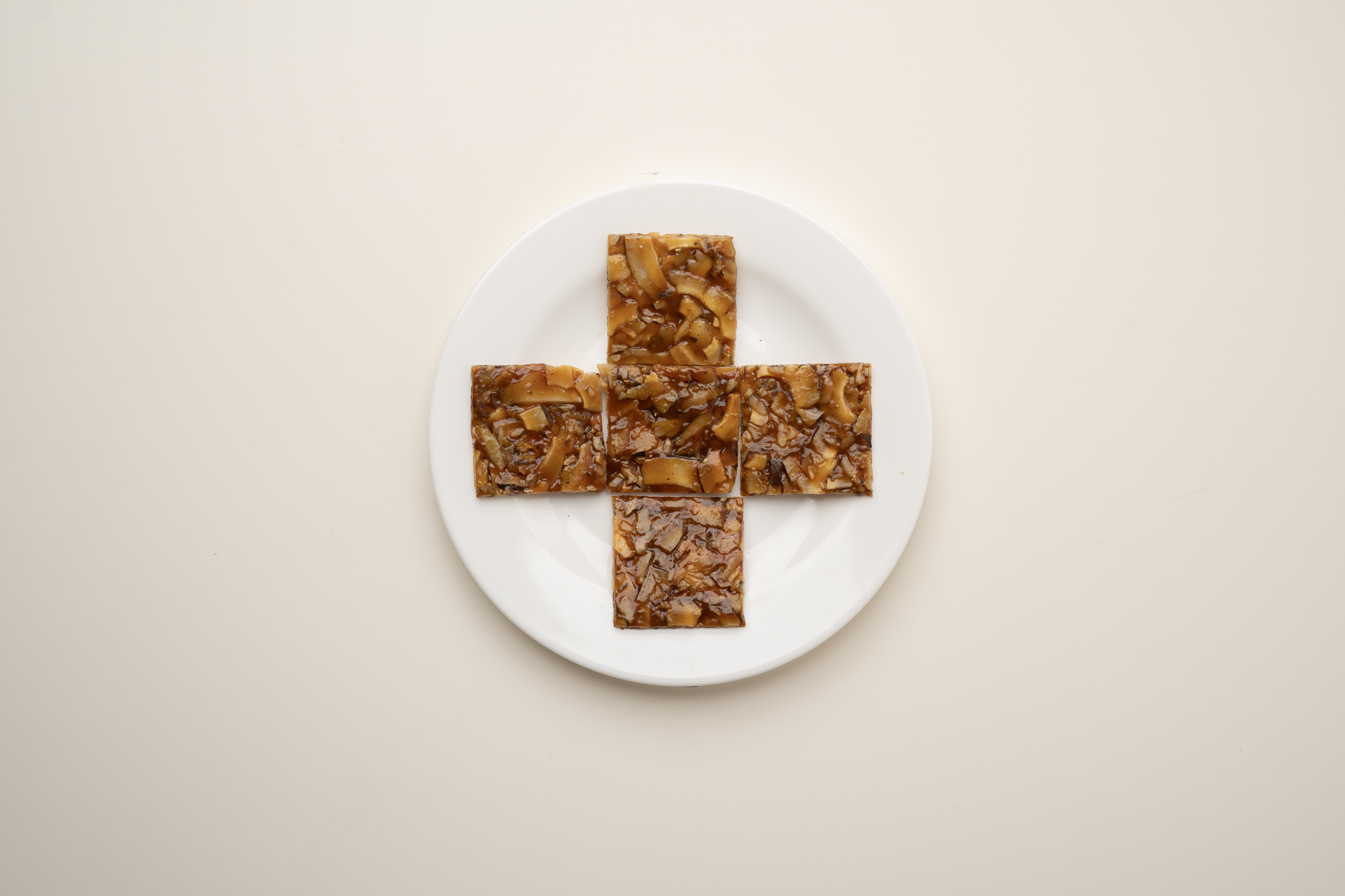 jaggery coconut chikki